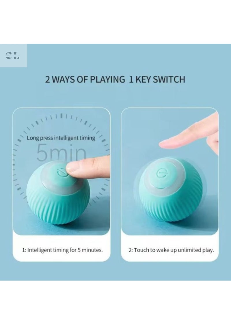 CREATIVE LIFE Smart Cat Toy, Automatic Rolling Ball Electric Cat Ball Interactive For Cats ABS Balls for Dogs Pet Chew Toy - Image 5