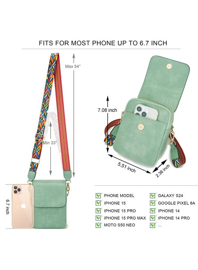 سوبر ويلتون حقائب كروس بودي نسائية من سوبرويلتون مصنوعة من الجلد النباتي، وحقائب كتف صغيرة بحزام عريض قابل للتعديل - Image 4