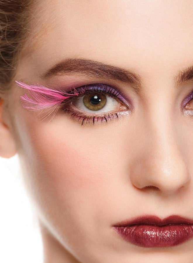 Dorisue Dorise Pink Eyelashes Light Pink Colorful Halloween lashes Cat eye style Feather Lashes for cosplay halloween season P3 1 Pair dramatic - Image 4