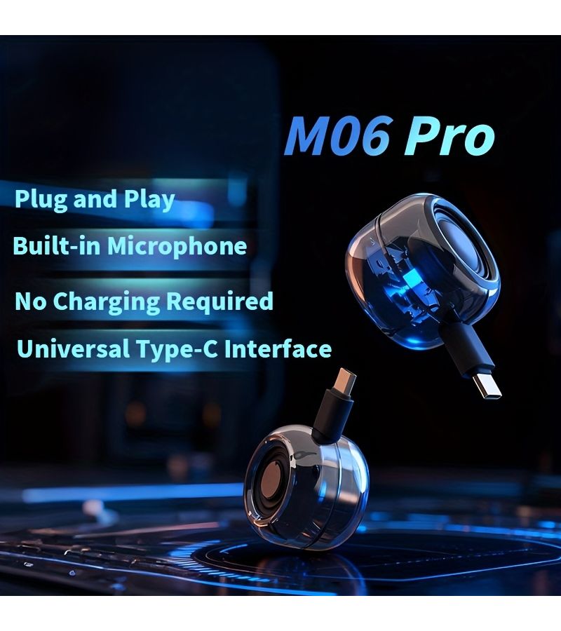 Compact Plug Play Subwoofer For Phone And Computer Powerful Bass No Charging Universal Type C - Image 2