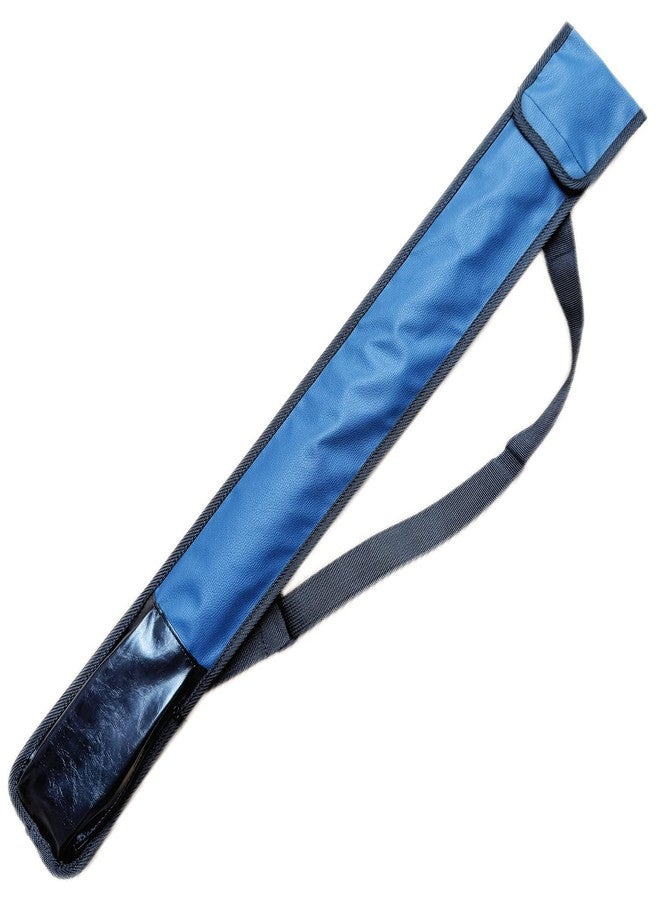 Sinkkuma Pool Cue Case,1/2 Billiard Cue Bag,1X1 PU Billiard Stick Bag, 2-Piece Cue Pool Stick Carrying Case - Image 1