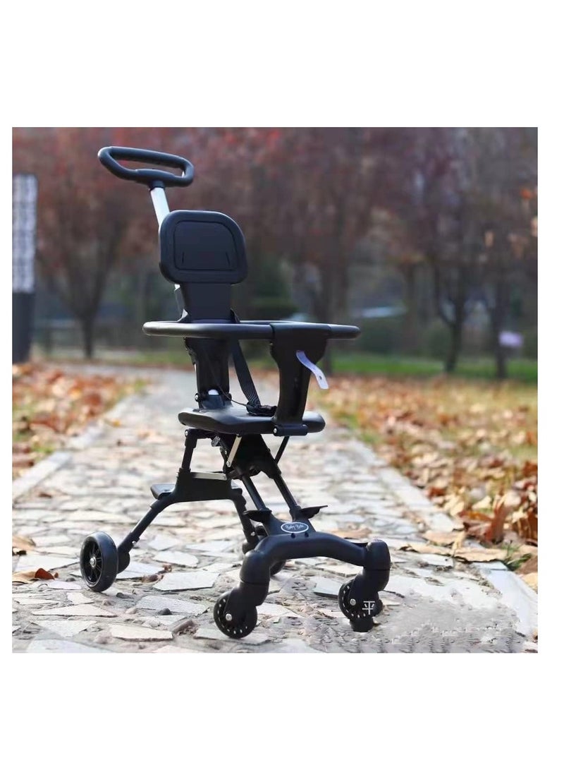 Baby Portable Stroller Lightweight & Foldable/Compact & Reversible Handlebar Safety Belt Travel Pram For Baby From 6 Month to 3 Years old - Image 4