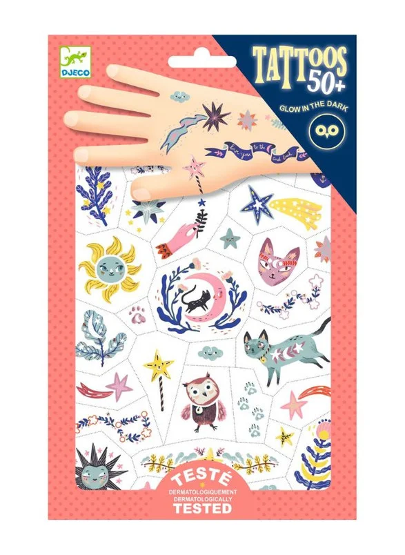 دجيكو Sweet Dreams Glow in the Dark Tattoos