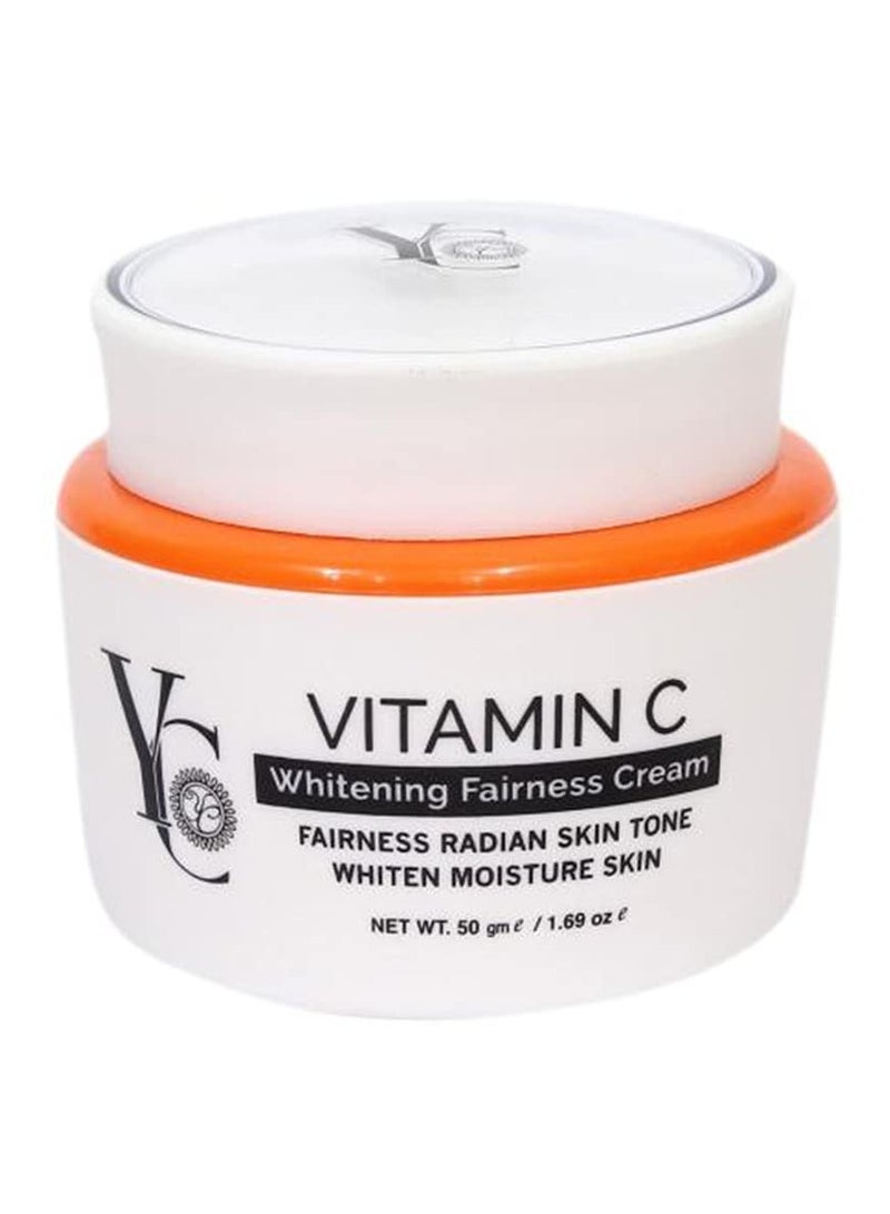 واي سي كريم فيتامين سي تبيض وترميم مضاعف للبشرة 50 جرام - Image 3