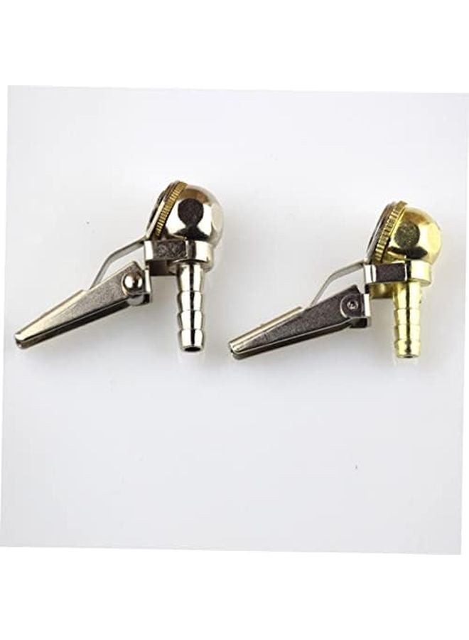 Golden Air Nozzle Connector Adapter 2pcs Skull Shape for Pneumatic Pump Versatile Air Flow - Image 4