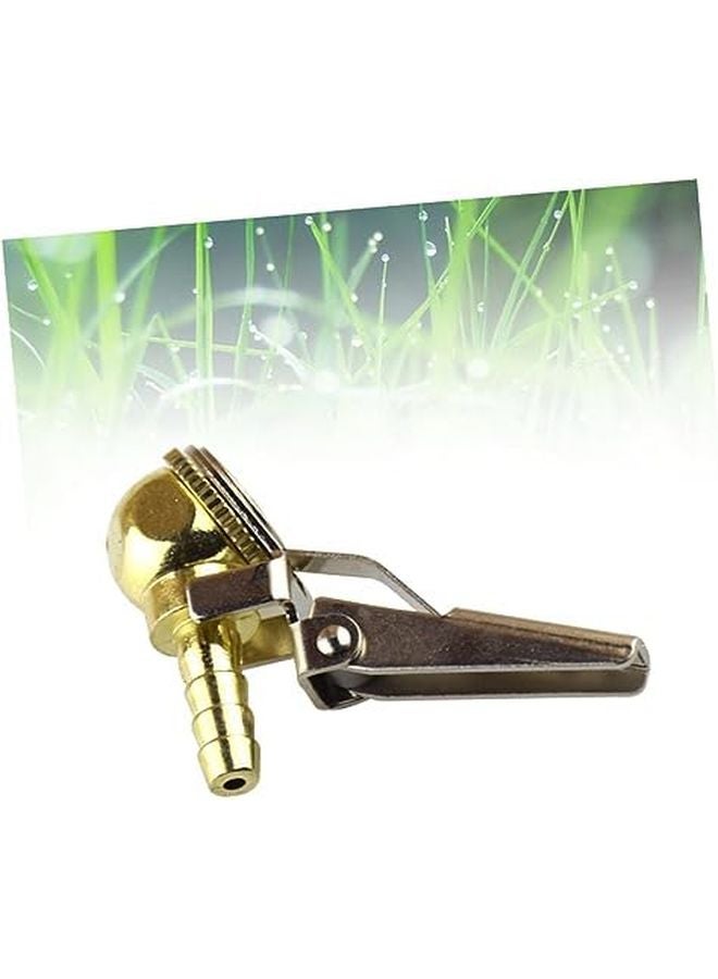 Golden Air Nozzle Connector Adapter 2pcs Skull Shape for Pneumatic Pump Versatile Air Flow - Image 3