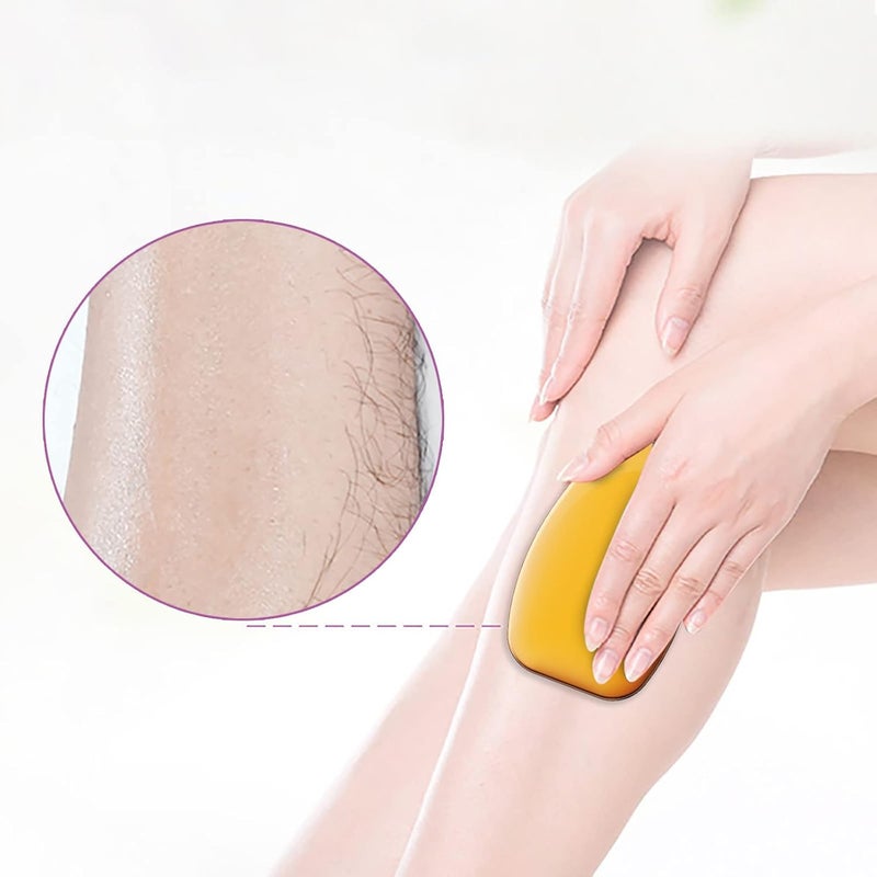 comfrt Crystal Epilator, Crystal Hair Eraser for Women and Men, Magic Crystal Hair Remover, Exfoliation Hair Removal Tool for Arms Legs Back Fast & Easy Skin Exfoliator - Image 4