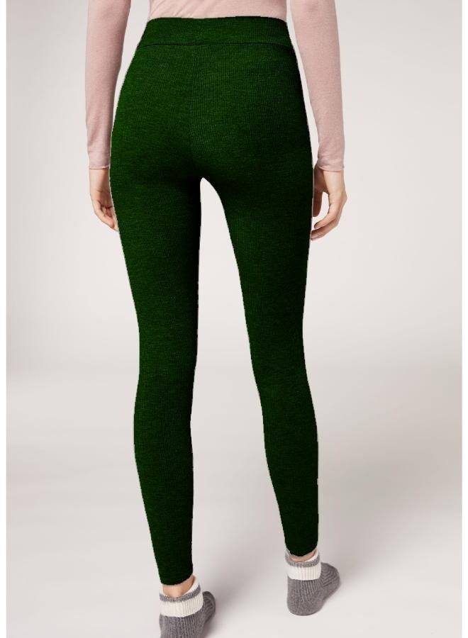 High Waist Designer  Shapewear Custom Leggings with Cashmere for Women KU964  - Image 2