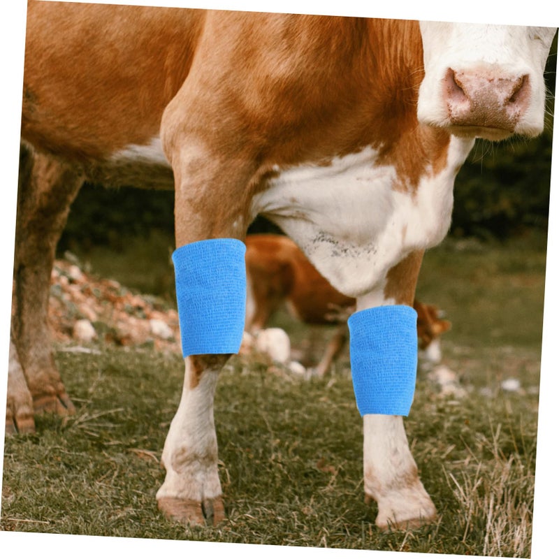 Self Adhesive Elastic Bandage 2 Rolls Breathable Comfortable Veterinary Wrap for Cattle Hoof Care - Image 5