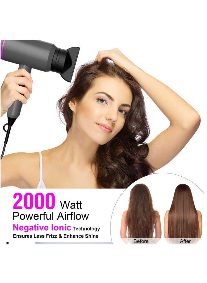 Captaintech Hair Dryer Professional Hair Dryer Ion Hair Dryer Salon Performance AC Motor Styling Tools - Image 5