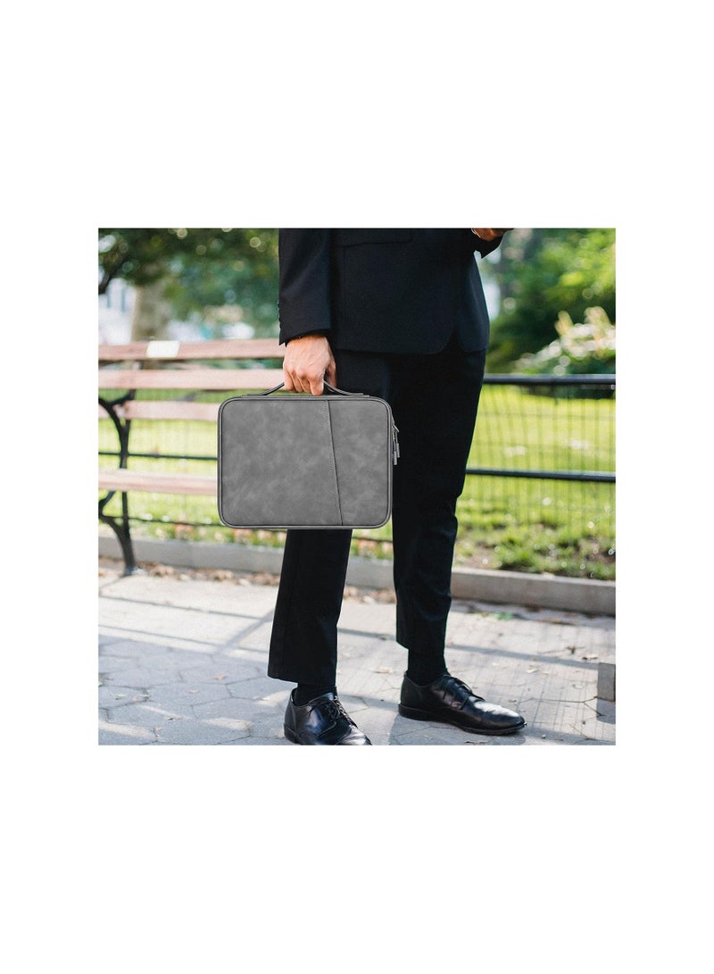 9-11 Inch Tablet Sleeve Bag, Handbag for 10.9 inch New iPad / 11 inch iPad Pro / 10.2 inch iPad / 10.9 iPad Air / 10.5 inch iPad Pro Air, Fit Apple Smart Keyboard, Dark Gray - Image 3