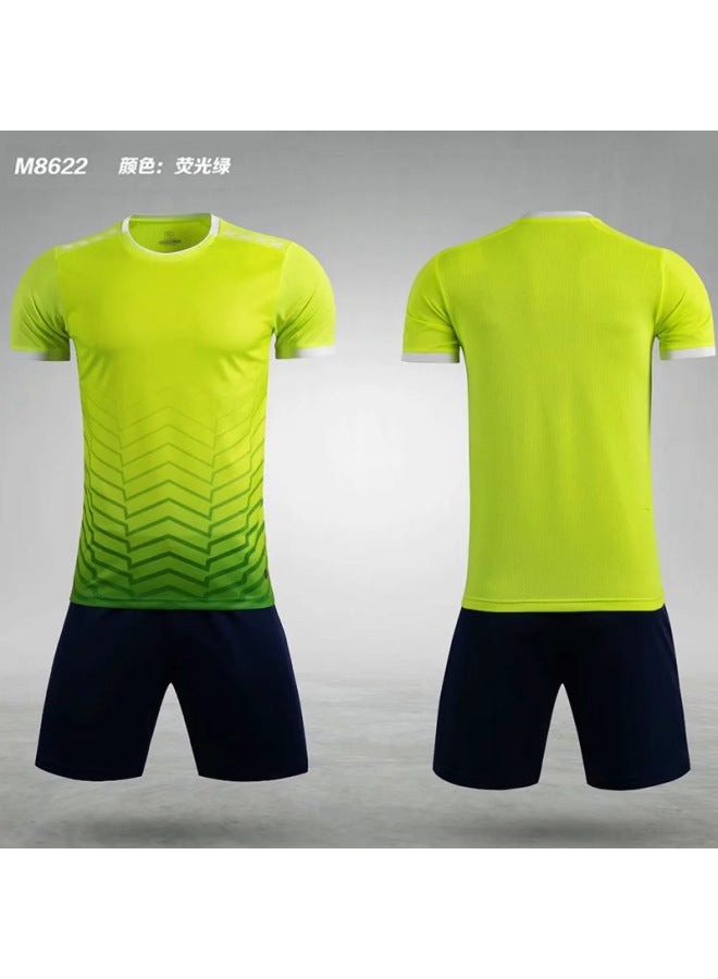 Football Uniform Suit For Boys, Children And Adults, Light Board, Ready-made Game Training Team Uniform, Printed Number Printing, Quick-drying Jersey