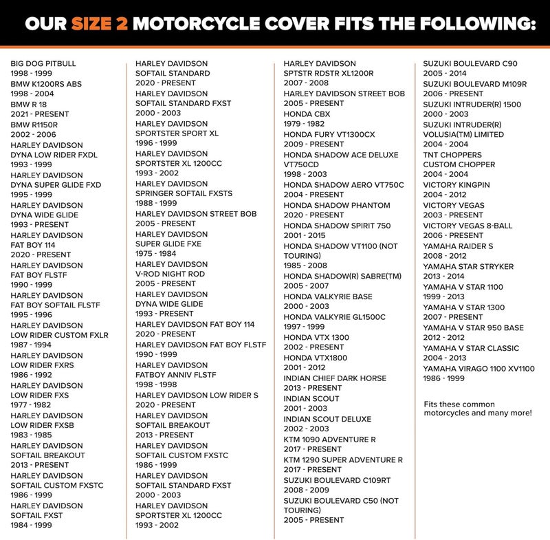 Budge غطاء دراجة نارية بودج سبورتسمان، أزرق/أبيض، مقاوم للماء، مقاس عالمي، كبير جداً - Image 3