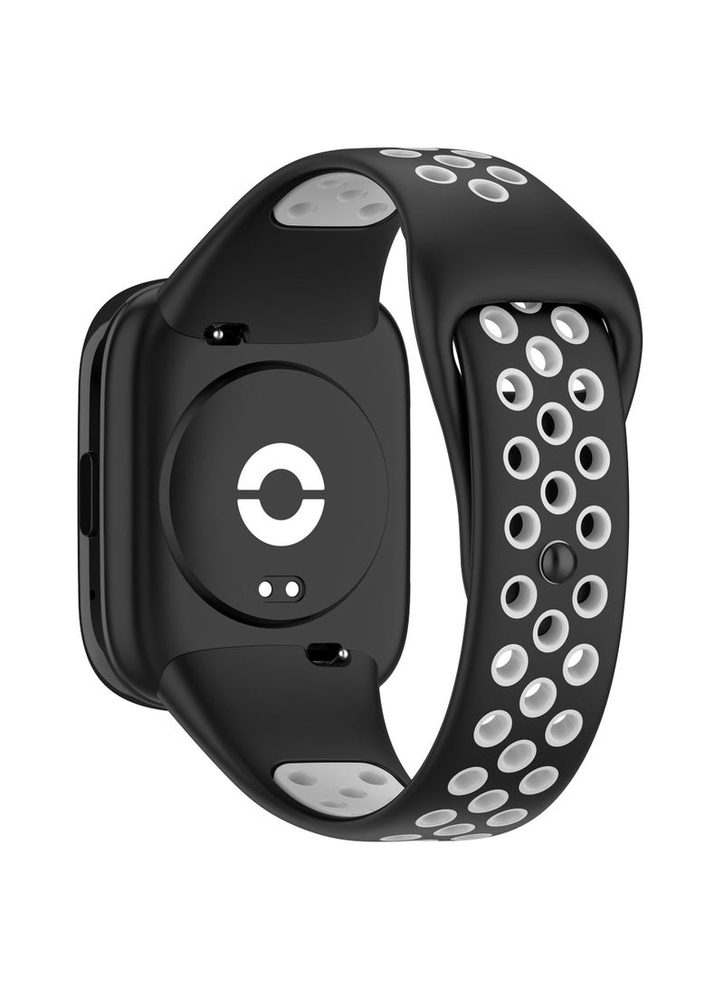 1Pcs Watch band for Redmi watch3 lite/Redmi watch3 active strap Black/Gray - Image 2