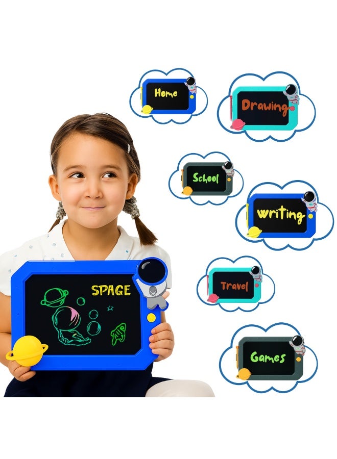 فيو لوحة كتابة LCD مقاس 10 بوصات للأطفال، لوحة رسم تعليمية للأطفال، لوحة كتابة تعليمية مقاس 10 بوصات، لوحة رسم ملونة قابلة للمسح وإعادة الاستخدام، لوحة رسم إلكترونية للأطفال، ألعاب تعليمية للأطفال الصغار، ألعاب تعليمية للأولاد والبنات، لوحة رسم إبداعية بشاشة LCD ملونة وآمنة للعين، مع قلم ستايلس، زر قفل ومحو، مناسبة للمنزل أو المدرسة أو رياض الأطفال، هدايا عيد الميلاد أو توزيعات الحفلات أو جوائز الصف الدراسي - Image 2
