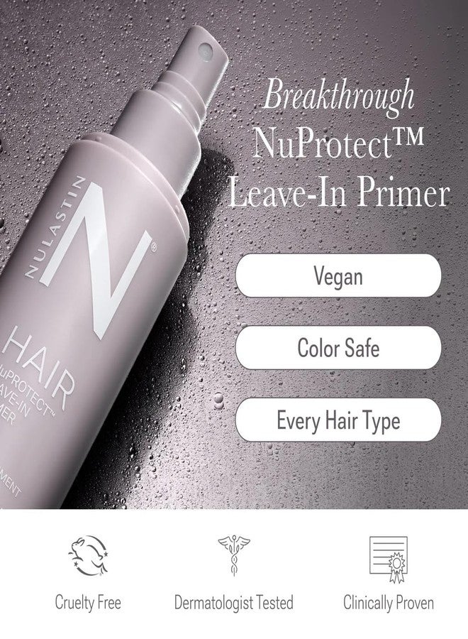 NULASTIN NuProtect Leave In Conditioner Spray - Silicone-Free Heat Protectant, Detangler Spray, Split Ends Hair Treatment & Styling Primer - Color-Safe Formula with 24HR Frizz Control (5 Fl Oz) - Image 2