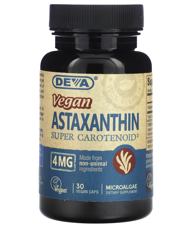 Deva Vegan Astaxanthin 4 mg 30 Vegan Caps