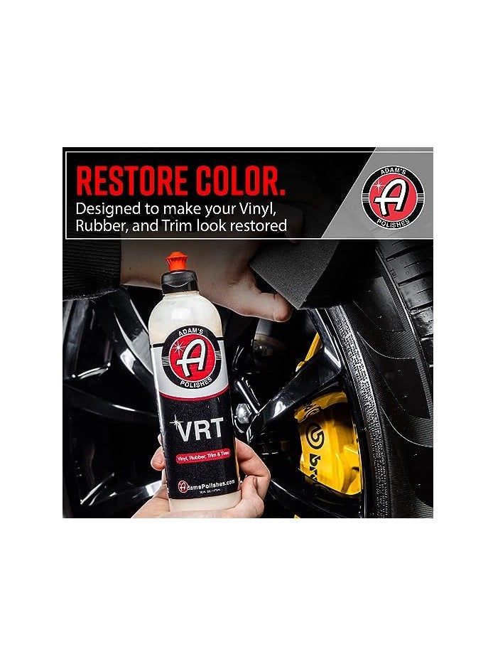 Adam's Polishes - Adam's Polishes Silica Infused VRT Tire & Trim Dressing 16oz Durable UV Protection and Water Repellent Leaves a Crisp Freshly Detailed Look Dress Tires or Trim Without Worry of Slinging. - Image 1