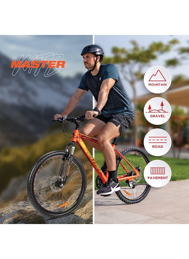 Spartan - Master Mountain Bike| 29 inch wheel size | 21 speed Shimano gear |for adults| Sea Blue - Image 1