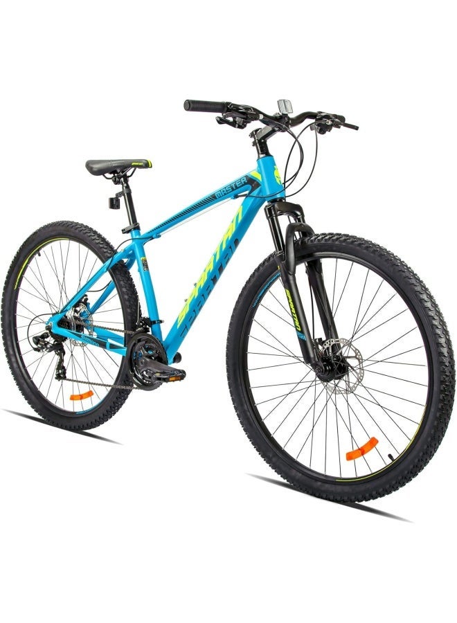 Spartan Master Mountain Bike – 29" Wheels, 21-Speed Shimano, Adult Bike, Sea Blue - Image 1