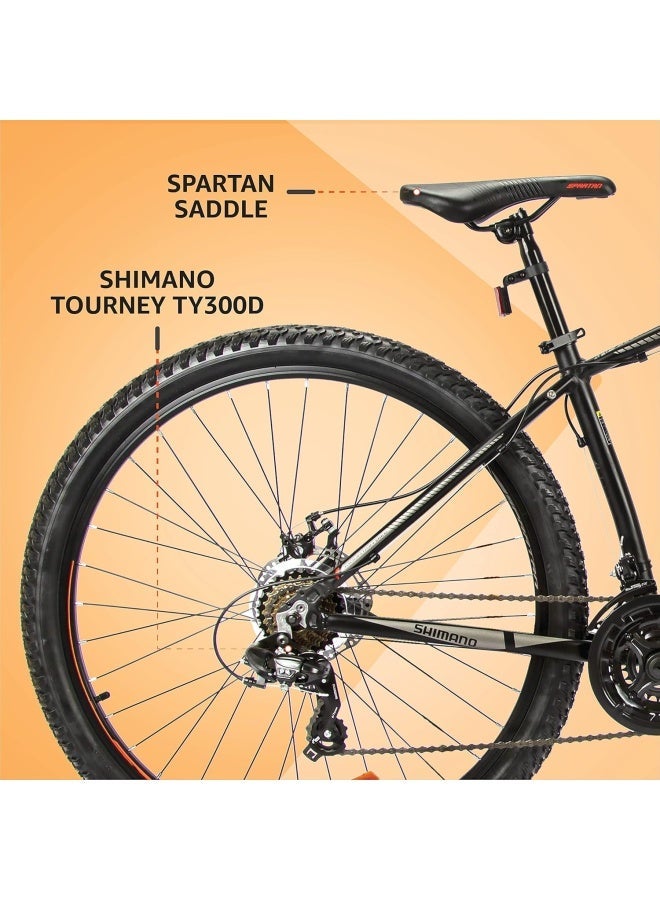 Spartan Master Mountain Bike – 29" Wheels, 21-Speed Shimano, Adult Bike, Sea Blue - Image 5