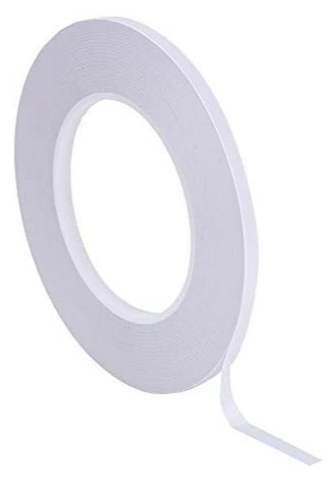 مارك شريط لاصق مزدوج الجوانب، شريط لاصق 1/2 بوصة × 20 ياردة للفنون والحرف اليدوية والتصوير الفوتوغرافي وسجل القصاصات وصناعة البطاقات وتغليف الهدايا ومستلزمات القرطاسية المدرسية المكتبية - Image 1