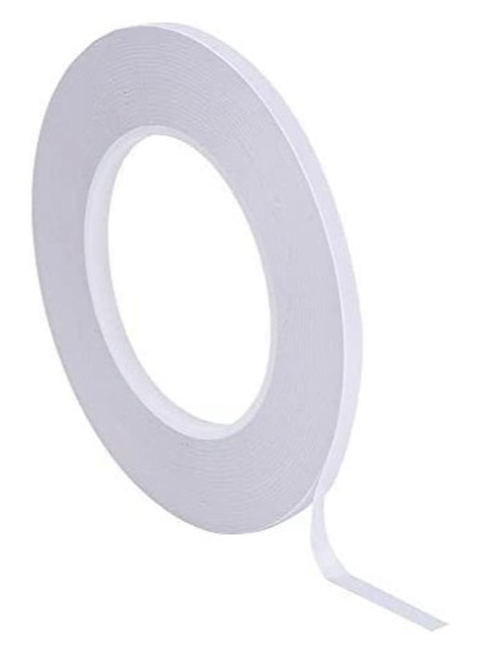 MARKQ Double Sided Tape, 1/2" x 20 yards Adhesive Sticky Tape for Arts, Crafts, Photography, Scrapbooking, Card Making, Gift Wrapping & Office School Stationery Supplies - Image 1