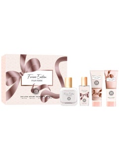 Hybrid  Company Forever Emotion 4Piece Gift Set for Women 50ml Perfume Body Lotion Mist Shower Gel