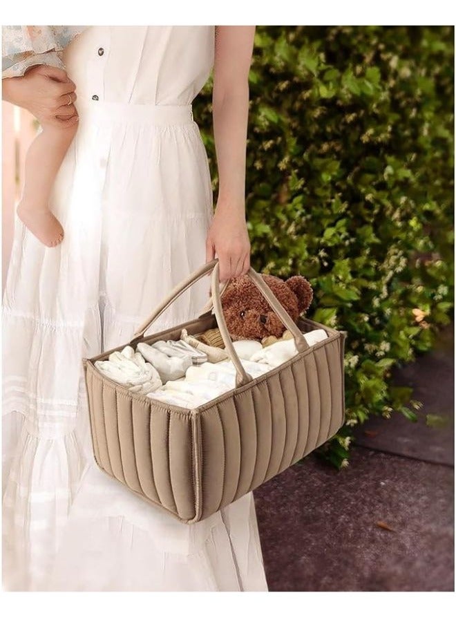 turtees Baby Caddy Organizer Bag | Portable Diaper Storage for Newborns & Toddlers | Multipurpose Nursery Bag with Compartments | Perfect for Moms - Image 5