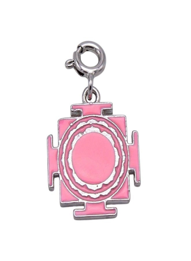 LBV 925 Sterling Silver Pink Laxmi Ji Yantra For Girls and Women - Image 1