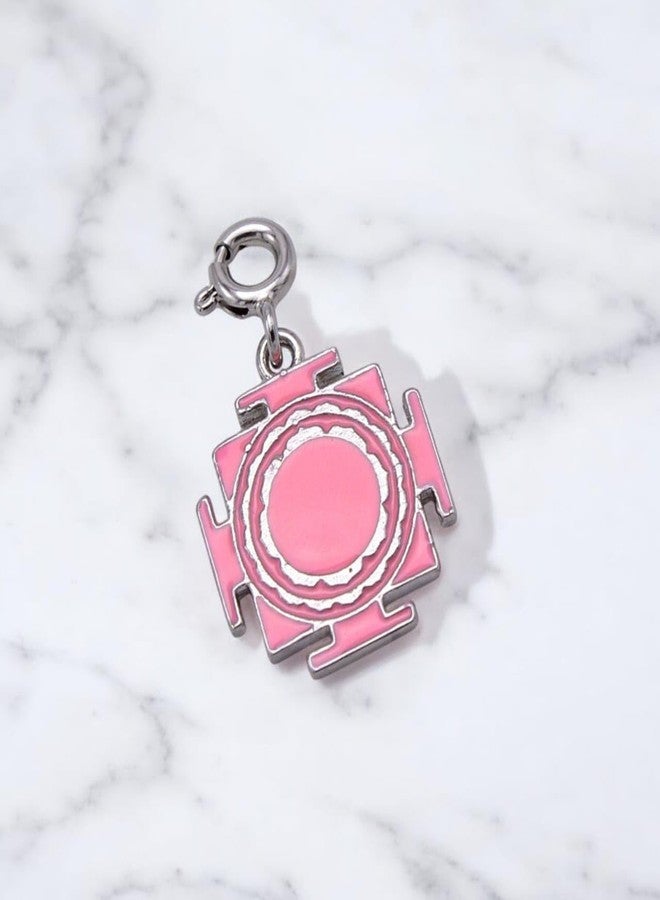 LBV 925 Sterling Silver Pink Laxmi Ji Yantra For Girls and Women - Image 3