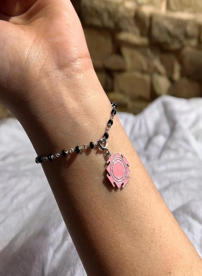 LBV 925 Sterling Silver Pink Laxmi Ji Yantra For Girls and Women - Image 4