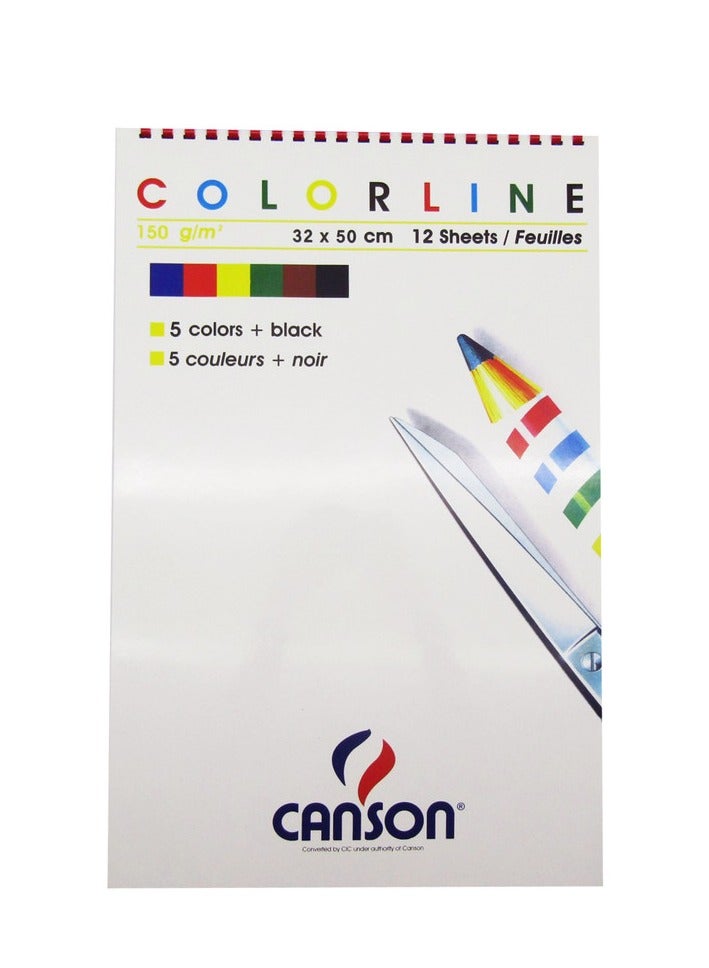 كانسون سكتش كانسون اوراق ملونة 32*50