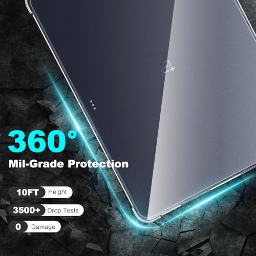 Fhyeugfy for OnePlus Pad 3 Case,13.2 Inch,Slim TPU Clear Transparent Back Protective Cover,Anti-Scratch Shockproof -Clear - Image 4
