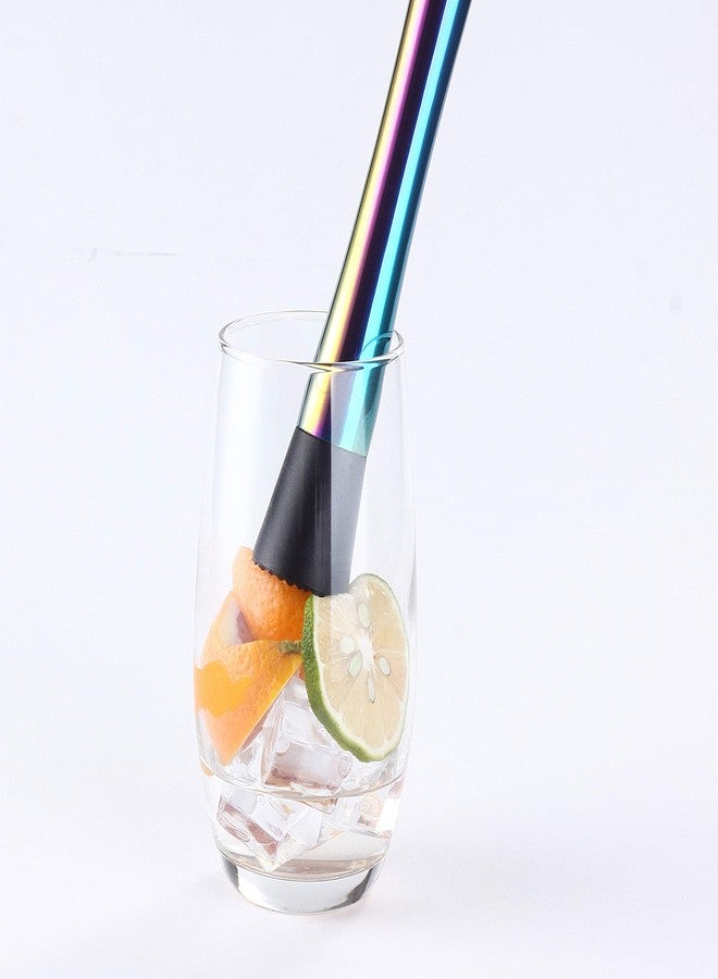YFS Professional Stainless Steel Cocktail Muddler, Durable Bar Tool, Gold - Image 2