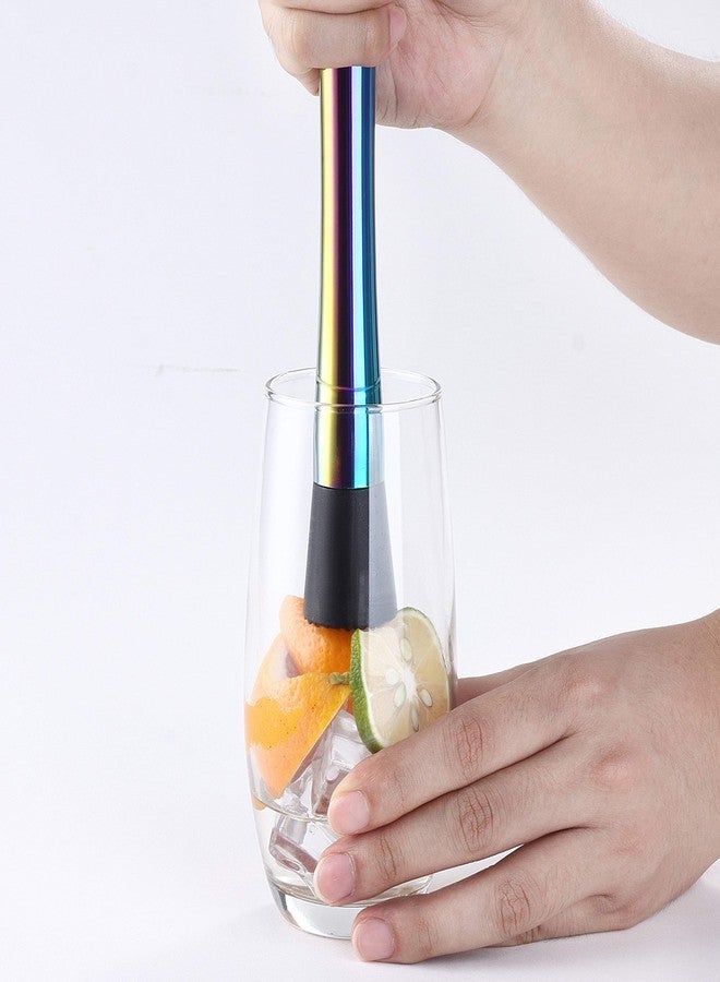 YFS Professional Stainless Steel Cocktail Muddler, Durable Bar Tool, Gold - Image 3
