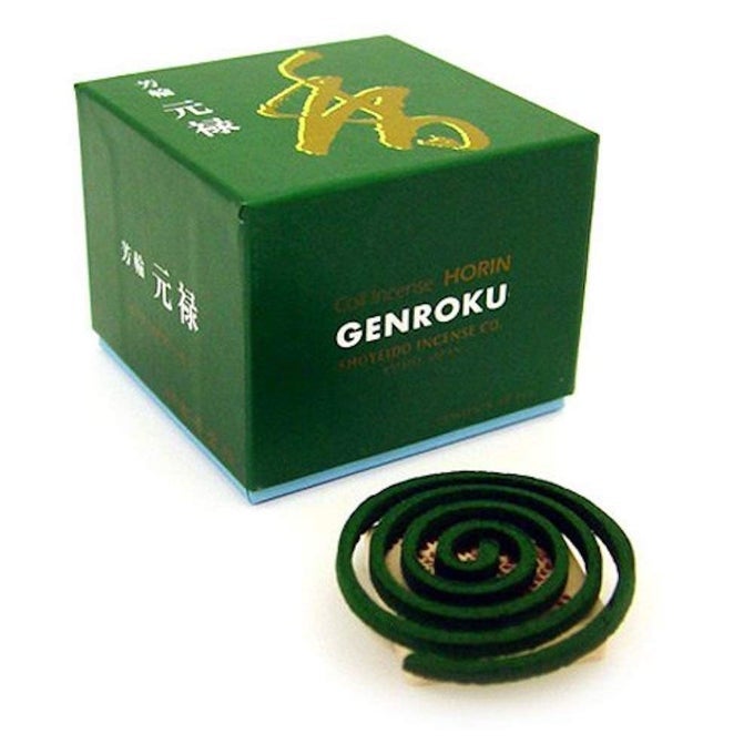 S RETURNING SPIRIT INCENSE SET OF 10 COILS GENROKU