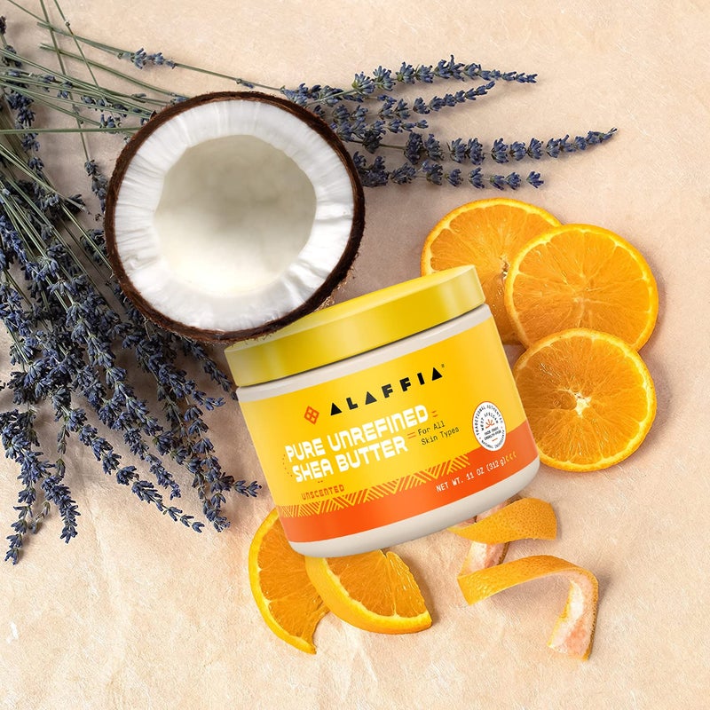 Alaffia, Pure Unrefined Shea Butter, Unscented, 11 oz - Image 4