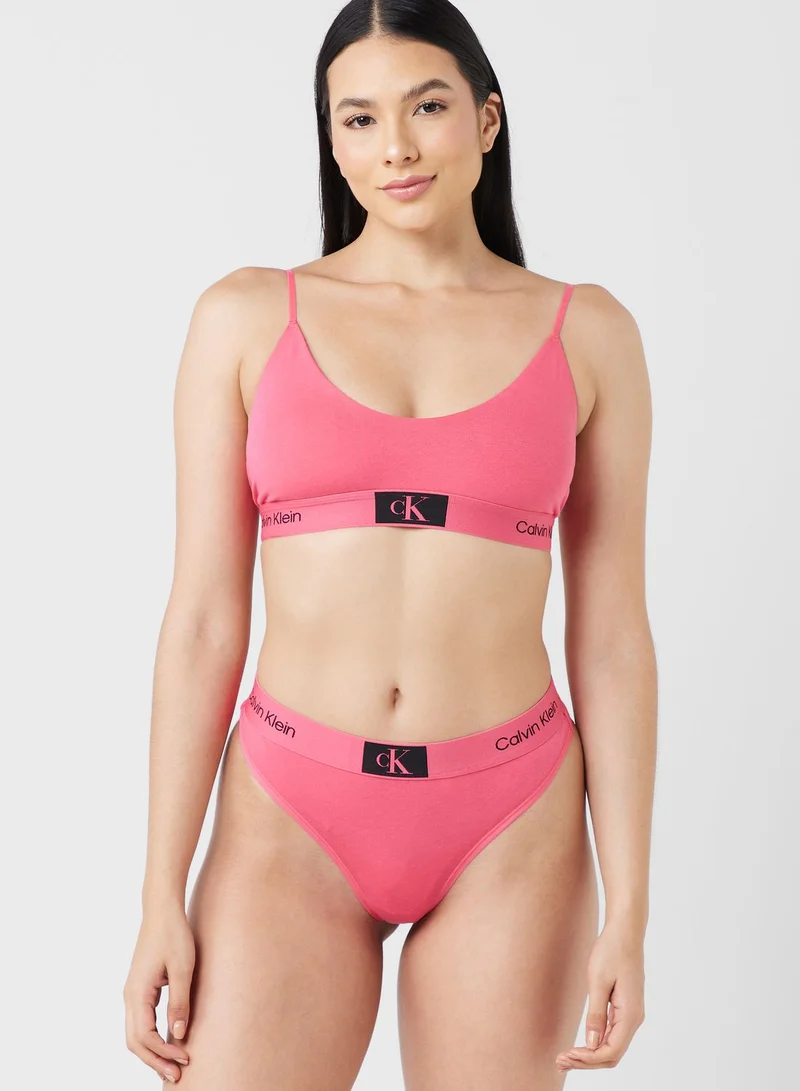 CALVIN KLEIN Logo Band Bikini Top & Bottom Set