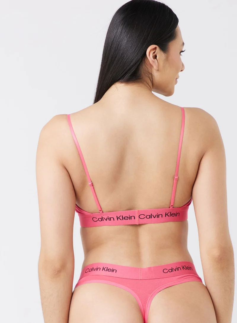 CALVIN KLEIN Logo Band Bikini Top & Bottom Set