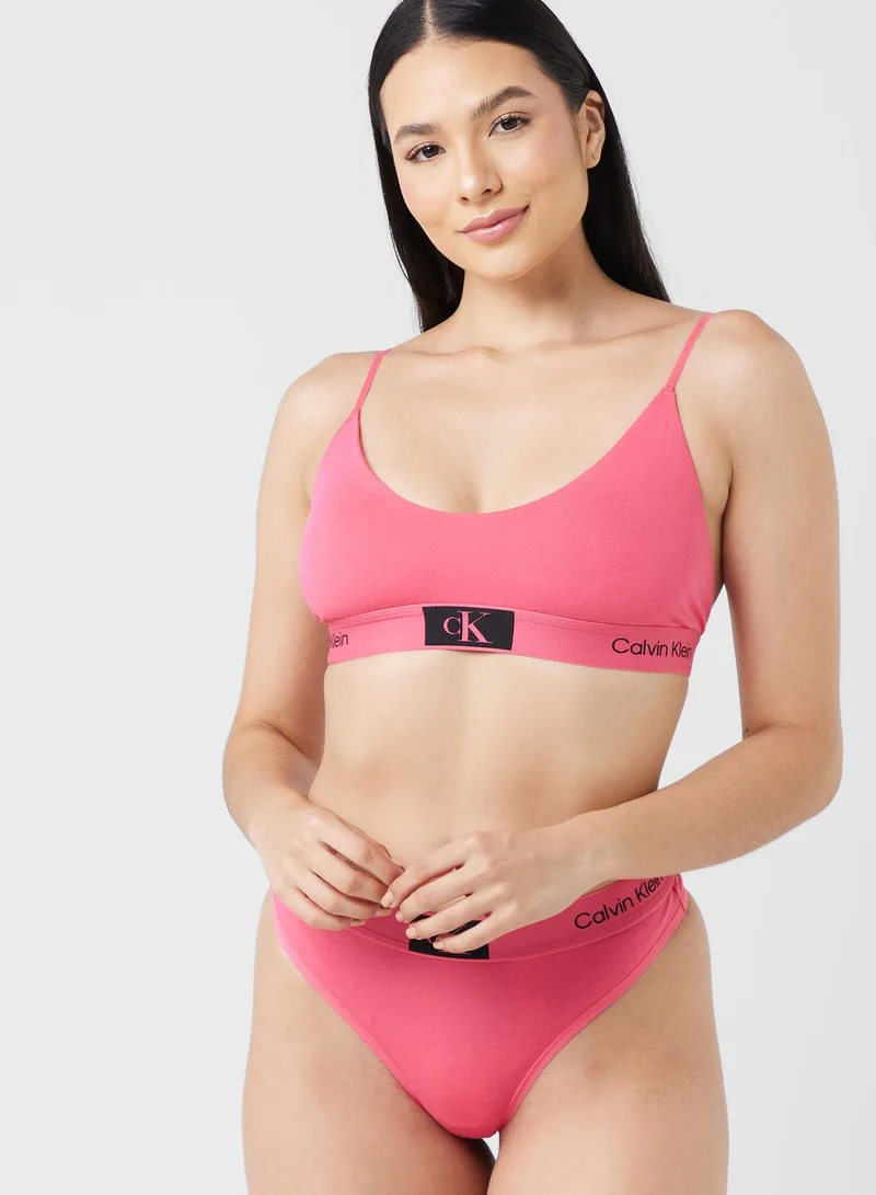 CALVIN KLEIN Logo Band Bikini Top & Bottom Set