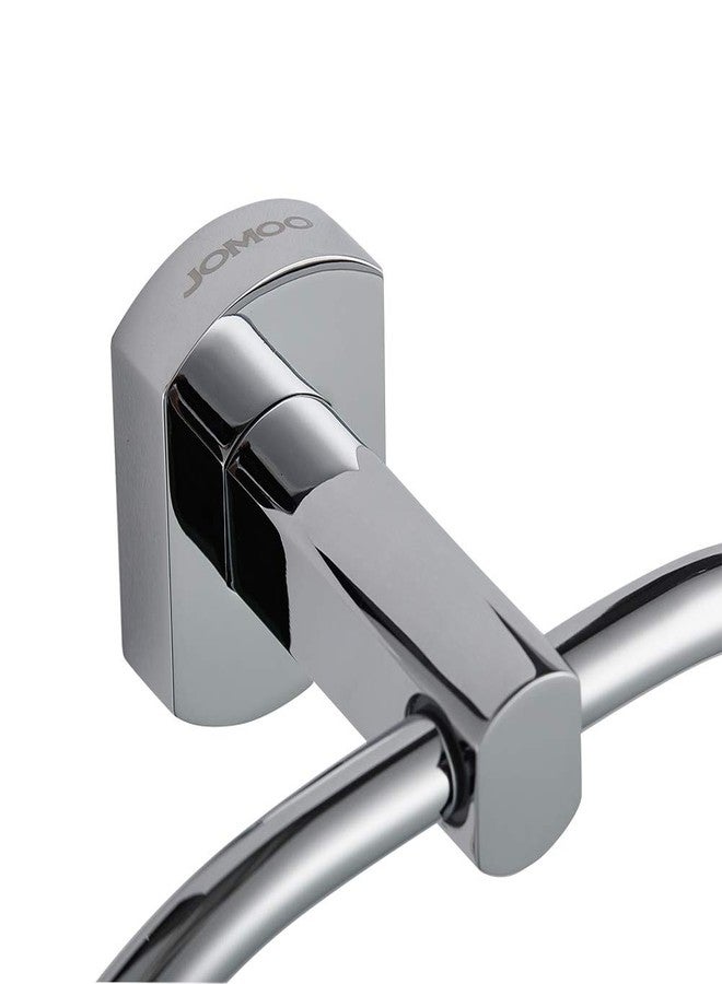 JOMOO Bathroom Towel Ring Wall Mounted Towel Holder Hanging Towel Hanger Bathroom Accessories , Chrome - Image 3