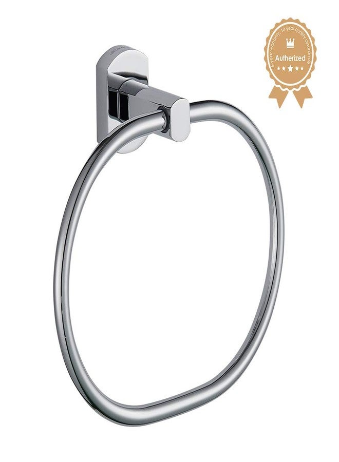 JOMOO Bathroom Towel Ring Wall Mounted Towel Holder Hanging Towel Hanger Bathroom Accessories , Chrome - Image 5