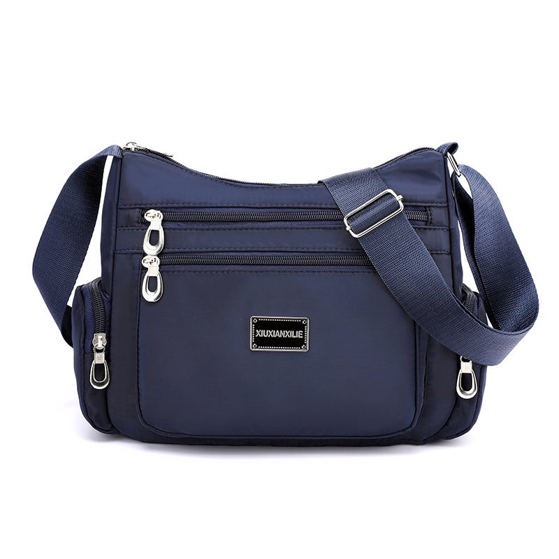 2022 New Bags Fashion Shoulder Bags Womens Casual Nylon Cloth Womens Bags Large Capacity Messenger Bags Manufacturers Wholesale Blue