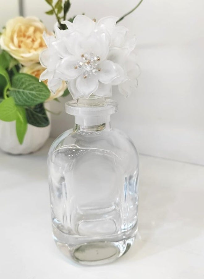 Radin Luxury Empty Oil Perfume Bottle 150ML – Decorative Floral Design Attar Bottle for Essential Oils, Arabic Perfumes & Elegant Gift Packaging - Image 1
