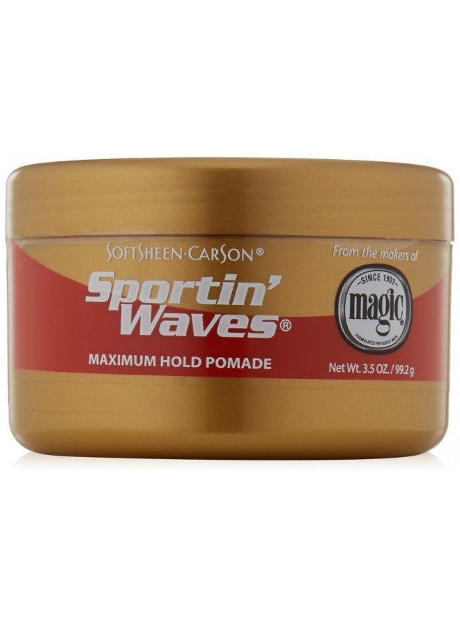Softsheen-Carson Sportin' Waves Maximum Hold Pomade, 3.5 Oz - Image 1