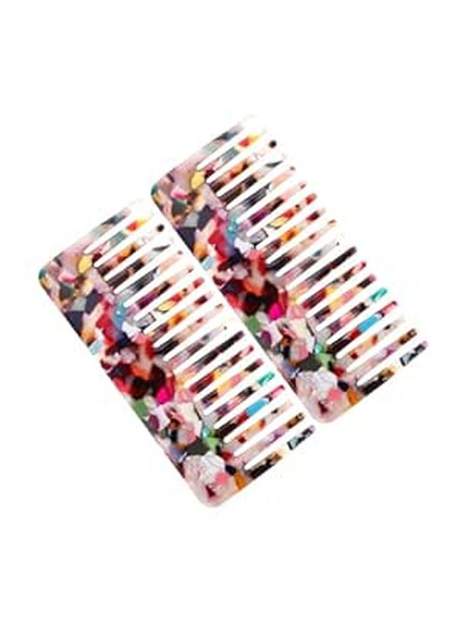 Anti Static Acetate Hair Comb Set For Women Wet Hair Detangling And Styling Care - Image 1