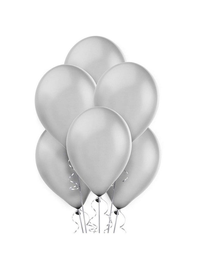 Balloonistics Metallic HD Shiny Toy Balloons - Purple and Silver Ballooms for Decoration and Party (Pack of 50) - Image 4