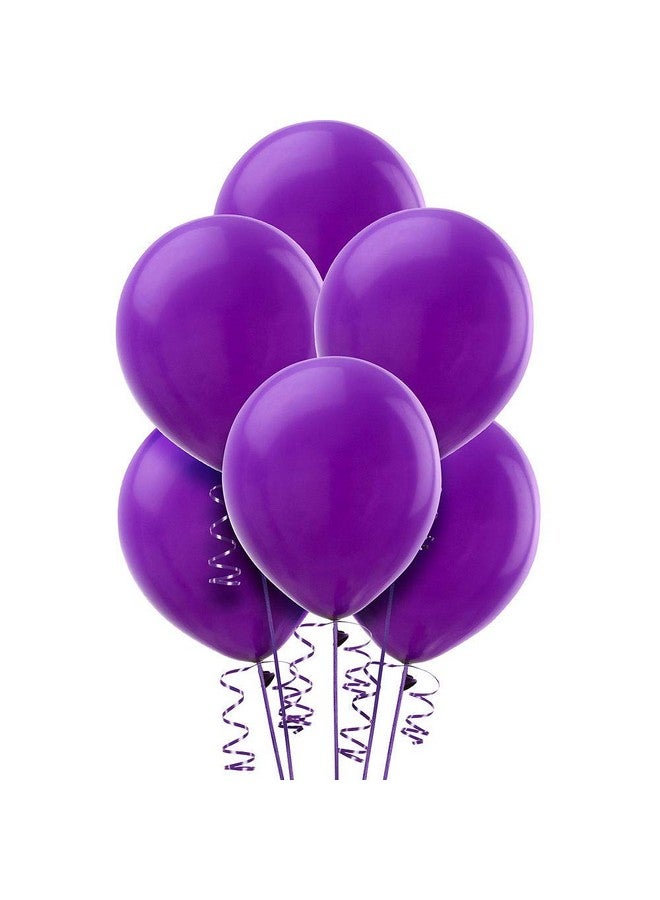 Balloonistics Metallic HD Shiny Toy Balloons - Purple and Silver Ballooms for Decoration and Party (Pack of 50) - Image 5