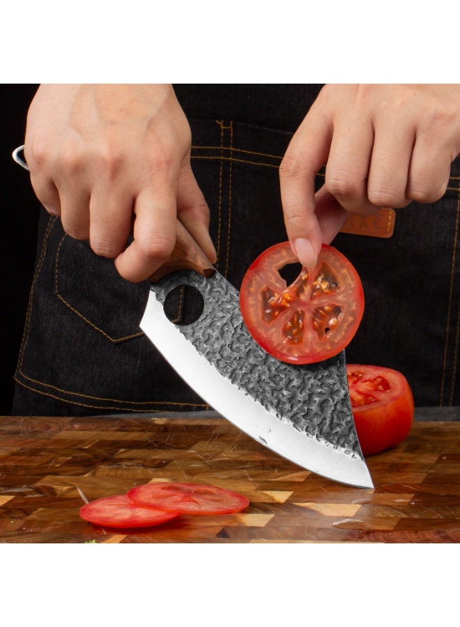 أوسوك مجموعة سكين الجزار ، ومن ناحية مزورة سكين مطبخ مجموعة - الثقيلة العظام تقطيع اللحم و الفايكنج سكين مطبخ مجموعة مناسبة لأنّ منزل , في الهواء الطلق الطبخ والتخييم الشواء - Image 4